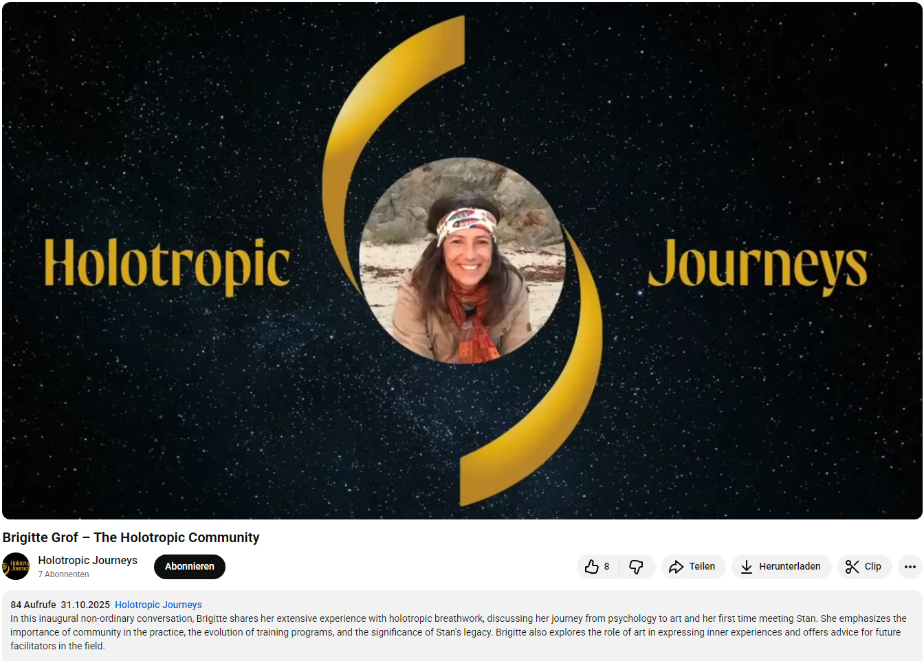 Brigitte Grof - The Holotropic Community